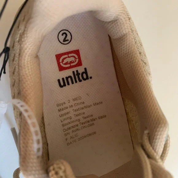 unltd Tan Sneakers with Breathable Mesh and Comfortable Fit. - Picture 6 of 9